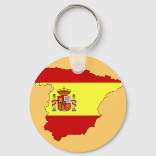Llavero Mapa de la bandera de España