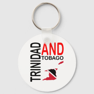 Llavero Mapa de la bandera de Trinidad y Tobago