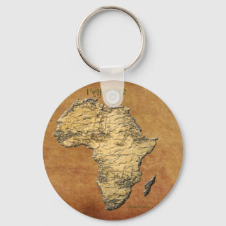 Llavero Mapa de la colección de pergaminos de ÁFRICA