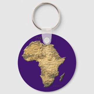 Llavero Mapa de la colección de viajes de ÁFRICA