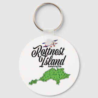 Llavero Mapa de la isla Rottnest Australia