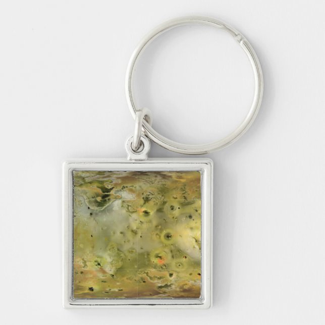 Llavero Mapa de la luna de Júpiter Lo (Frente)