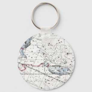 Llavero Mapa de la placa de constelaciones XXII