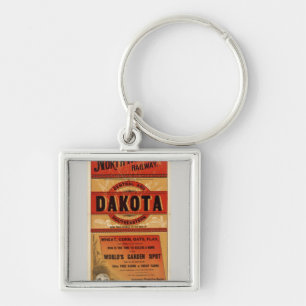 Llavero Mapa de las líneas ferroviarias de Chicago y Nort