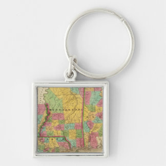 Llavero Mapa de Louisiana Mississippi y Alabama