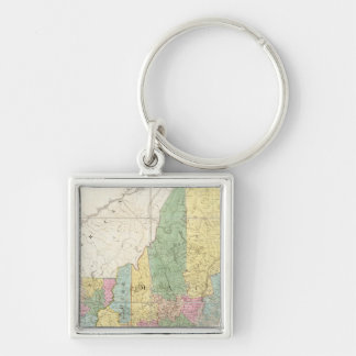Llavero Mapa de Maine, New Hampshire, Vermont