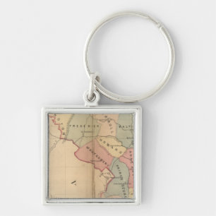 Llavero Mapa de Maryland, edición de Atlas