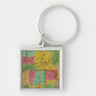 Llavero Mapa de Massachusetts y Connecticut