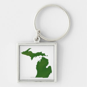 Llavero Mapa de Michigan