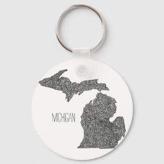 Llavero Mapa de Michigan