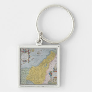 Llavero Mapa de Palestina