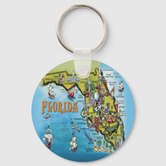 Llavero Mapa de Personalizados de Florida