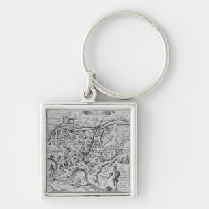 Llavero Mapa de Roma antigua