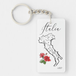 Llavero *~* Mapa de Rosas italianos italianos de Italia