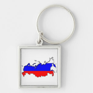 Llavero Mapa de Rusia