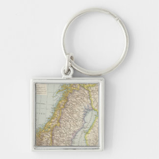 Llavero Mapa de Schweden, Noruega - Suecia