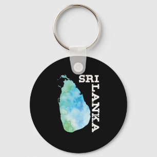 Llavero Mapa de Sri Lanka orgulloso regalo de Sri Lanka