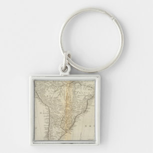 Llavero Mapa de Sudamérica 2