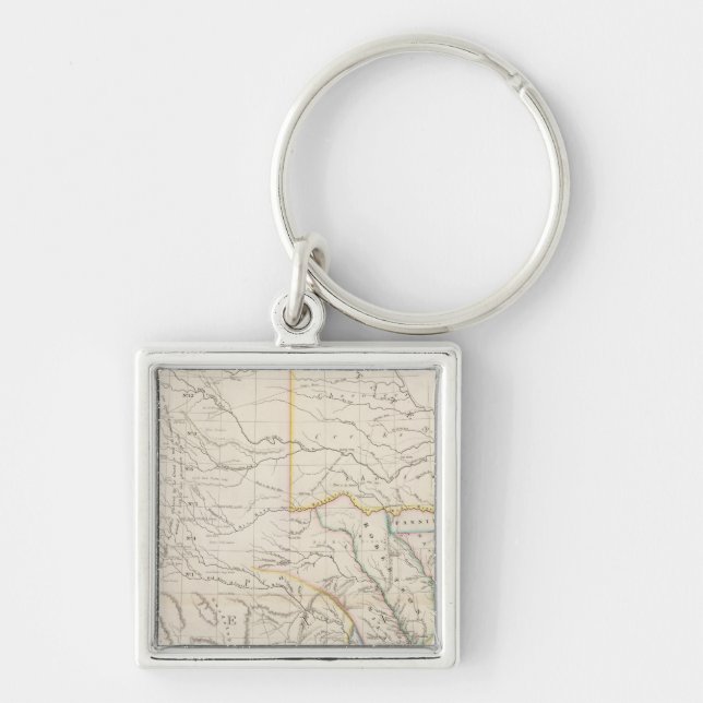 Llavero Mapa de Texas (Frente)