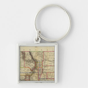 Llavero Mapa de Thayer de Colorado 2