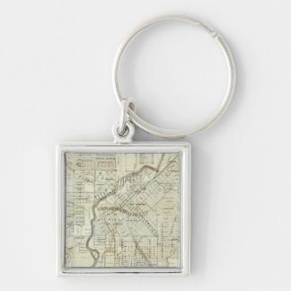 Llavero Mapa de Thayer de Denver Colorado