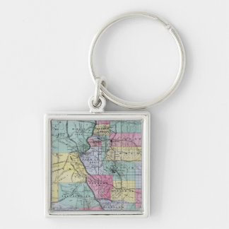 Llavero Mapa de Thayer en Colorado