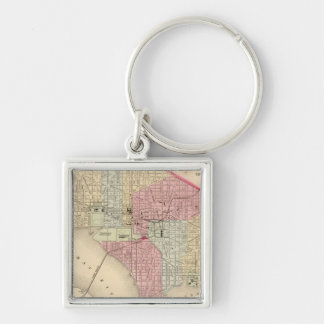 Llavero Mapa de Washington de Mitchell
