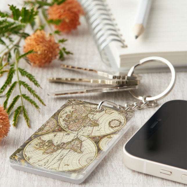 Llavero Mapa del Antiguo Mundo de Frederick de Wit, c. 168 (Frente Derecha)