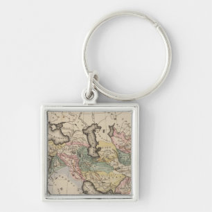 Llavero Mapa del Atlas de Asia