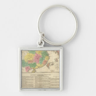 Llavero Mapa del Atlas de China y Japón