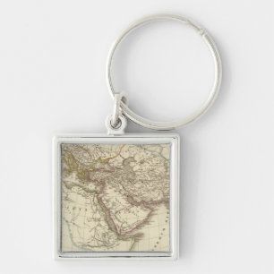Llavero Mapa del atlas de París