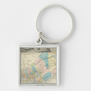 Llavero Mapa Del Estado De California