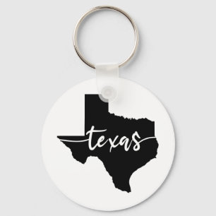 Llavero Mapa del estado de Texas USA