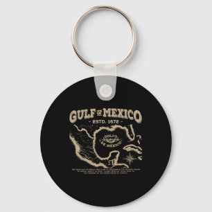 Llavero Mapa Del Golfo De México 1672