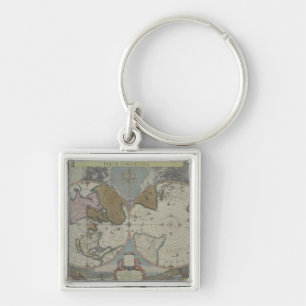 Llavero Mapa del mundo 16