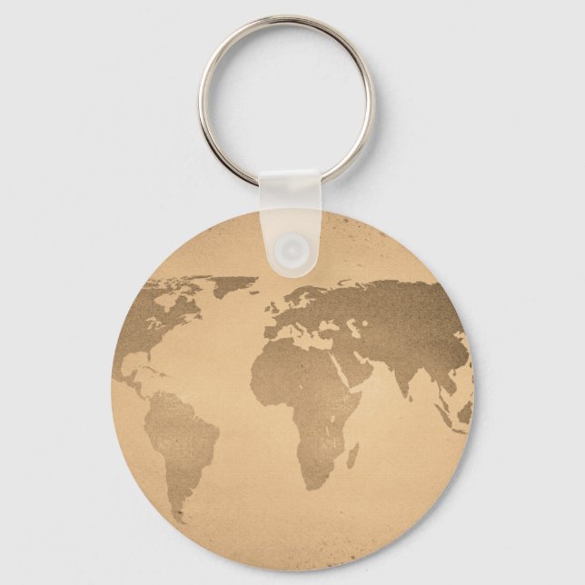 Llavero Mapa del mundo de la cosecha (Anverso)