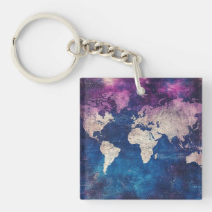 Llavero Mapa del mundo de la época celestial (4)