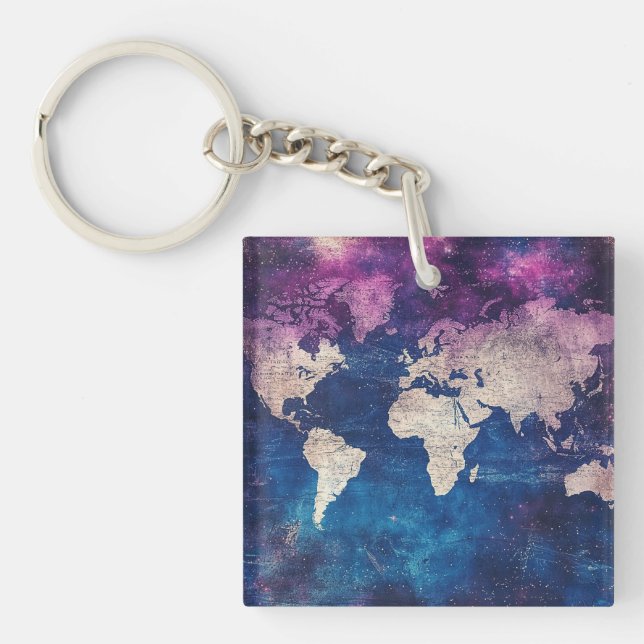 Llavero Mapa del mundo de la época celestial (4) (Frente)