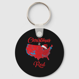 Llavero Mapa electoral de Red 2024 de Trump: navidades sin