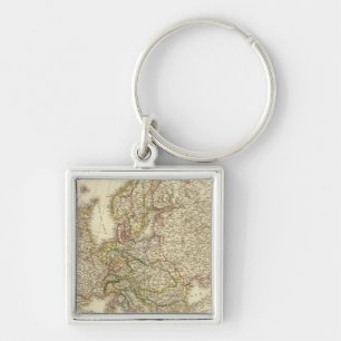 Llavero Mapa europeo 3