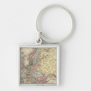 Llavero Mapa europeo de Mitchell