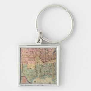 Llavero Mapa ferroviario y militar de Colton