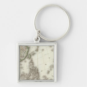 Llavero Mapa grabado de China