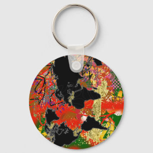 Llavero Mapa mundial de graffitis