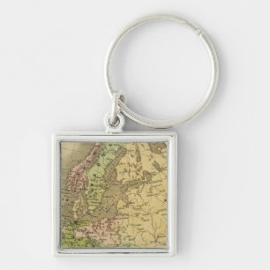 Llavero Mapa Olney de Europa