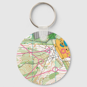 Llavero - mapa orienteering
