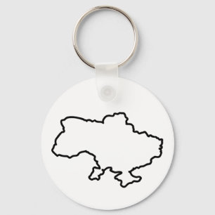 Llavero Mapa ucraniano. Ucrania