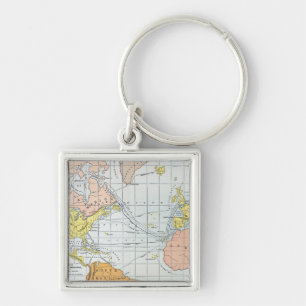 LLAVERO MAPA: VIAJES ATLÁNTICOS