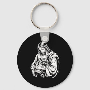 Llavero Mapache de basura Jesús Mapache Mapache destrozado