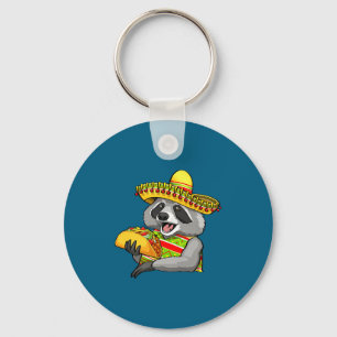Llavero Mapache mexicano cinco de mayo divertido lindo com